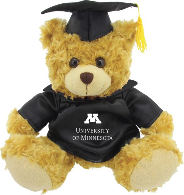 Minnesota Golden Gophers 12'' Graduation Plush Bear - ONLINE ONLY