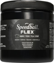 Flex Screen Printing Ink Fabric 8OZ Ebony