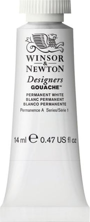 DESIGNERS GOUACHE 14 ML TUBE PERMANENT WHITE