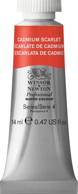 Professional Watercolor 14mL Cadmium Scarlet