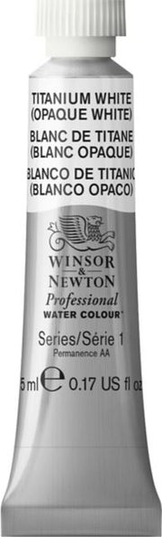 Professional Watercolor 5mL Titanium White