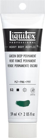 Heavy Body Acrylic 2oz Green Deep Permanent