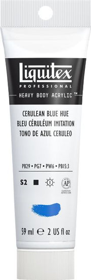Heavy Body Acrylic 2oz Cerulean Blue Hue