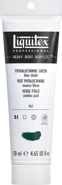 HB ACRYLIC 4.65OZ TUBE  PHTHALO GREEN BLUE SHADE