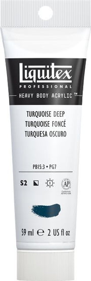 Heavy Body Acrylic 2oz Turquoise Deep