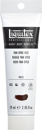 Heavy Body Acrylic 2oz Van Dyke Red