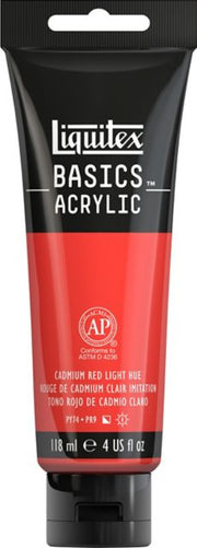 Basics 4oz Cadmium Red Light