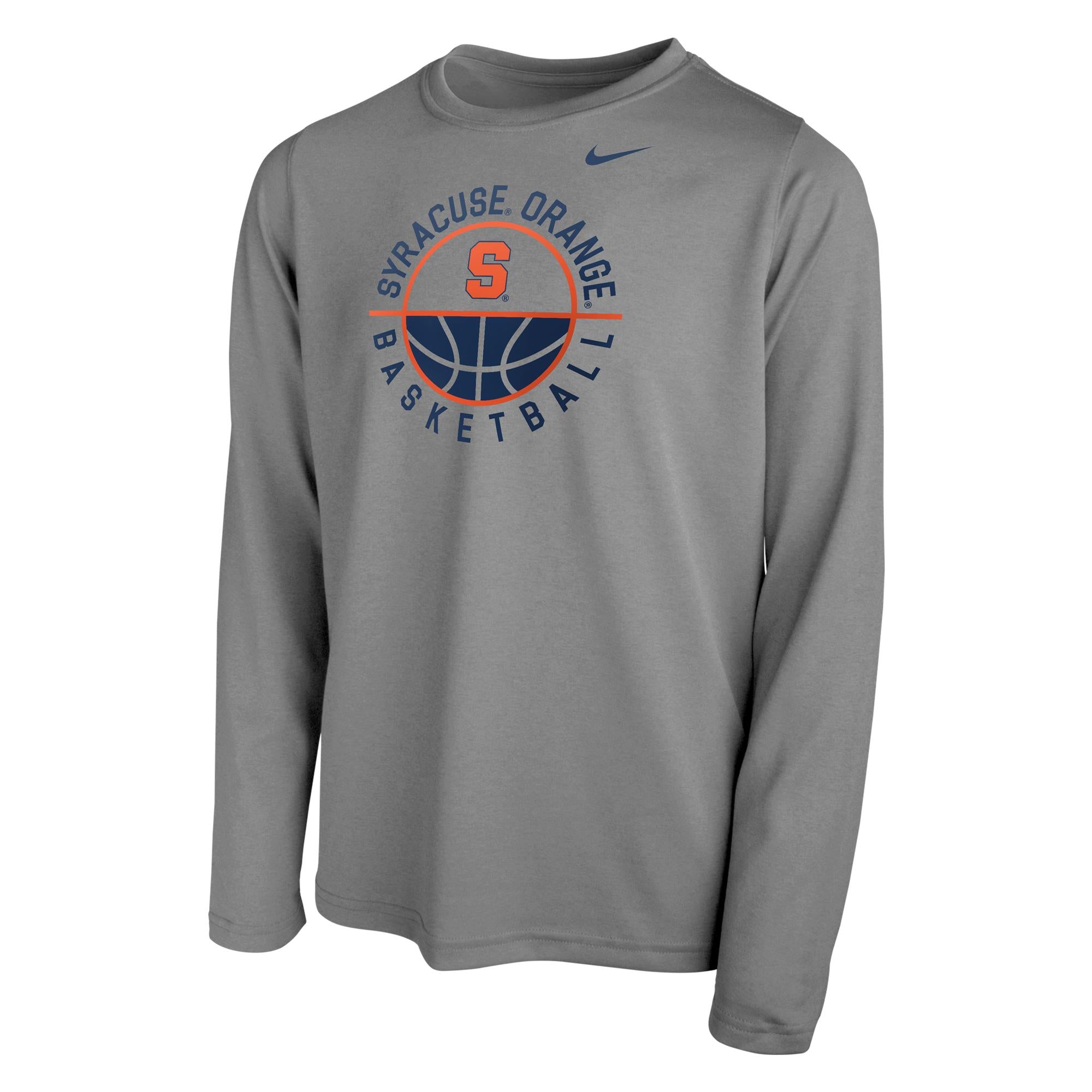 Syracuse Orange Branded Custom Sportswear Youth Legend Long Sleeve Shirt