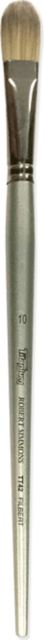 TITANIUM BRUSH FILBERT 10 LONG HANDLE