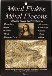 Metal Flakes Gold